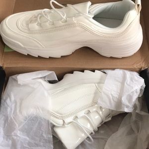 White Chunky Sneakers